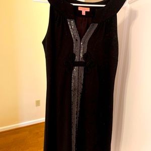 Black Lilly Pulitzer dress with sequin detail